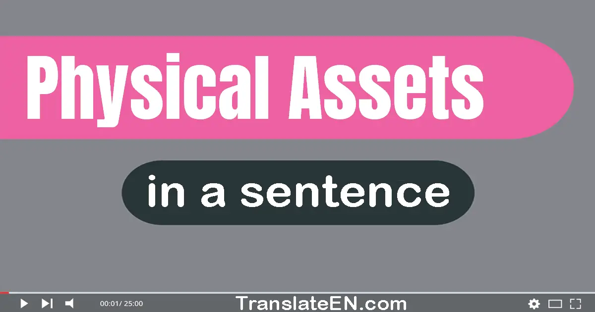 Physical Assets in a sentence