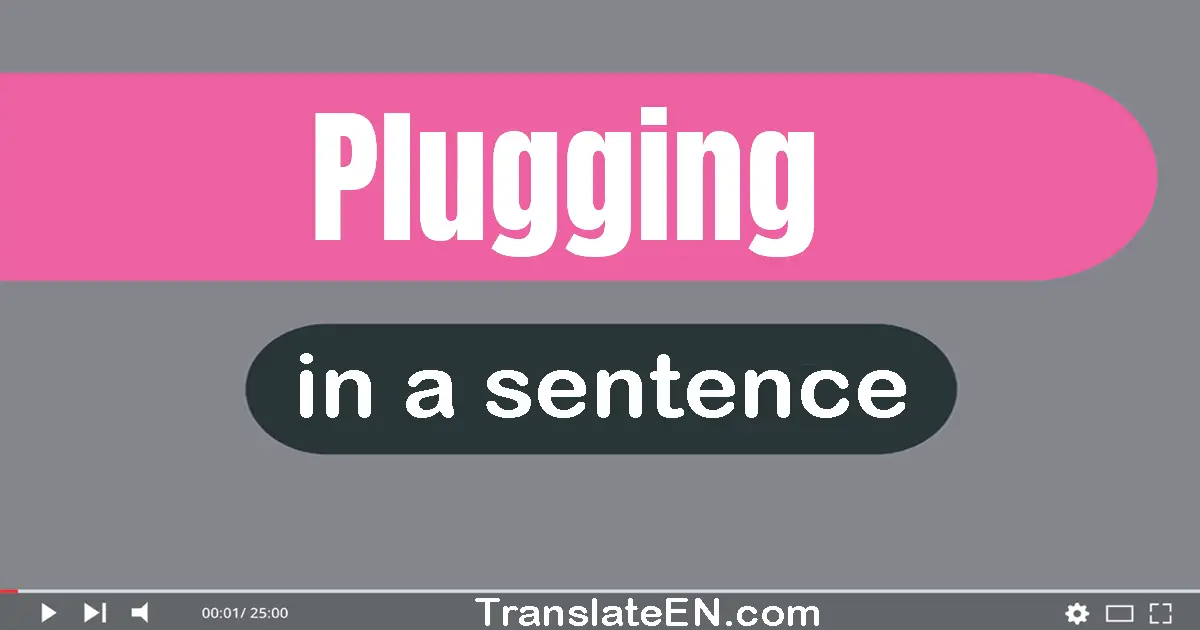 Plugging in a sentence