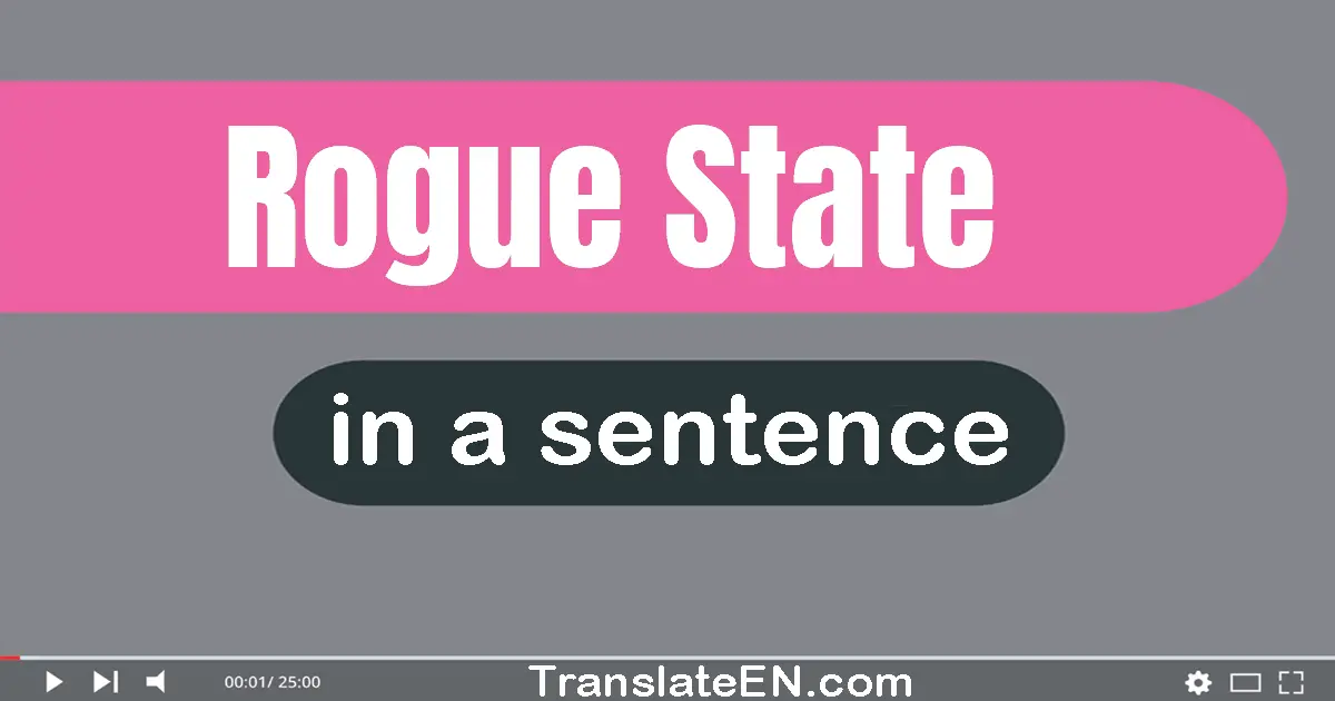 Rogue State in a sentence