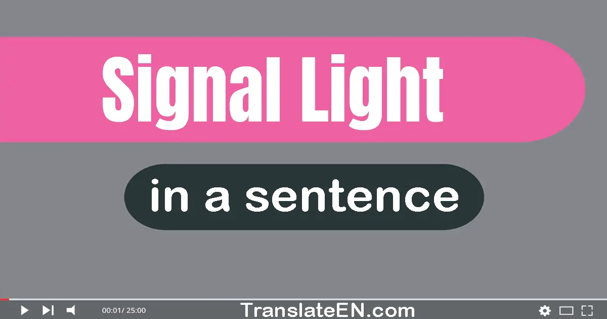 Signal Light in a sentence