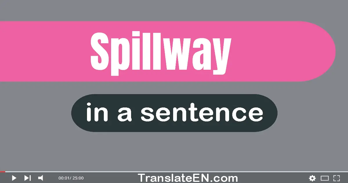 Spillway in a sentence