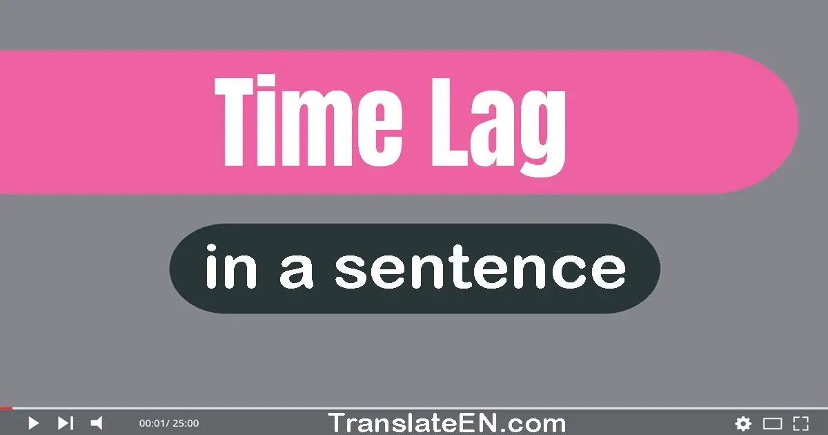 Time Lag in a sentence