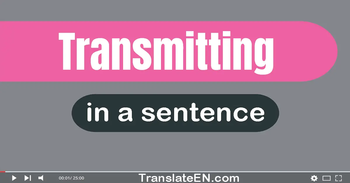 Transmitting in a sentence