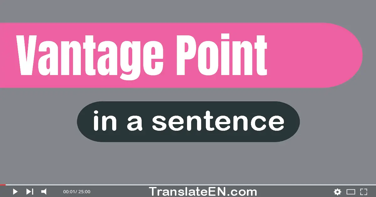 Vantage Point in a sentence