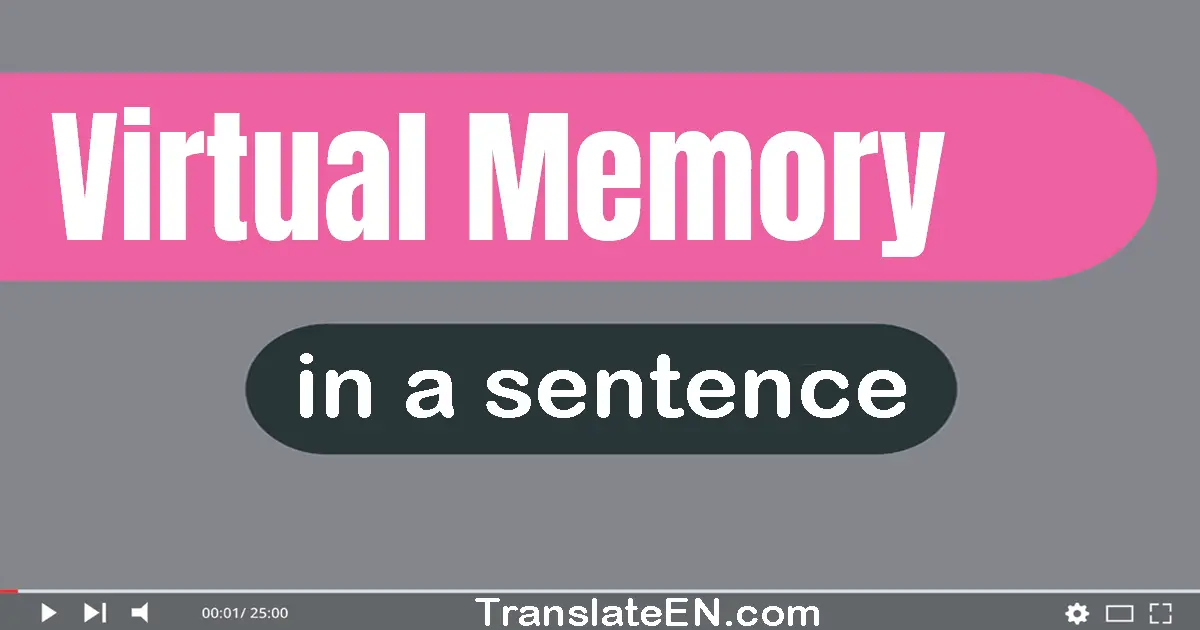 Virtual Memory in a sentence