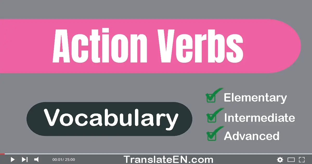 Action Verbs