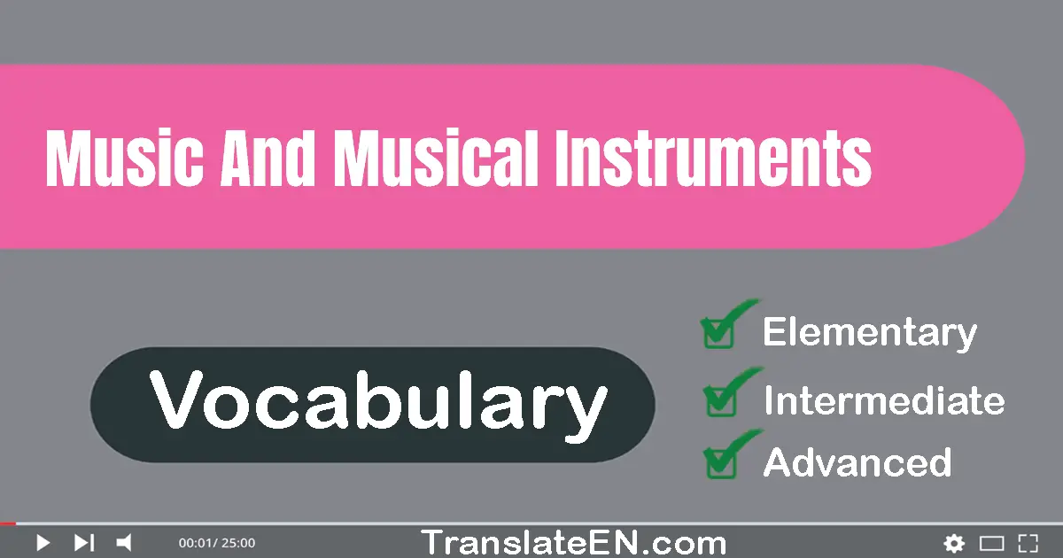 Music And Musical Instruments